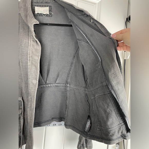 Anthropologie Gray Military Jacket - Picture 5 of 10
